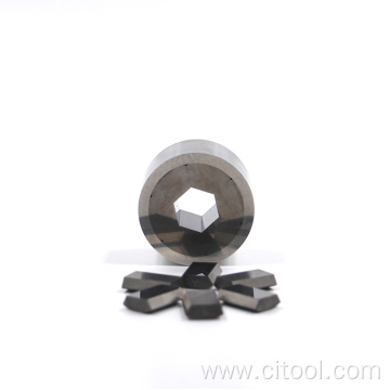 Tungsten Carbide Segmented Hex Die And H13 Case